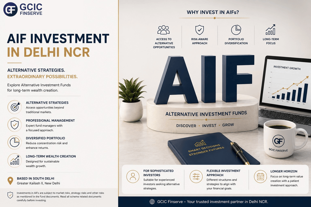 AIF investment Delhi NCR – Alternative Investment Funds by GCIC Finserve